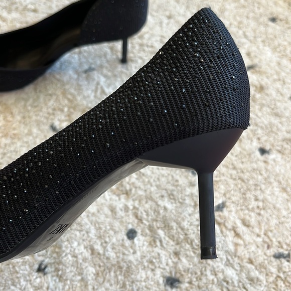 Black Zara sparkle heels - Picture 3 of 5